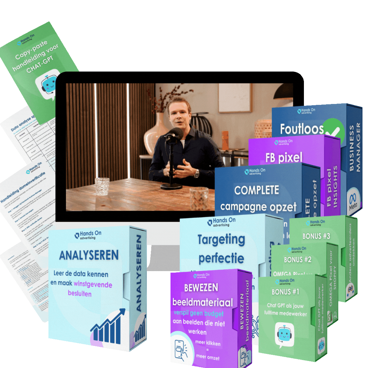 Overzicht van alle modules en bonussen in de 2025 META Ads Accelerator